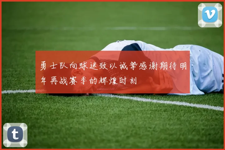 勇士队向球迷致以诚挚感谢期待明年再战赛季的辉煌时刻